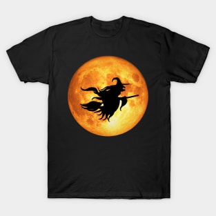 Halloween Witch Moon T-Shirt